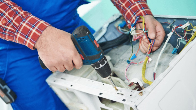 Nallıhan Westinghouse Westinghouse çamaşır makinesi kart tamiri – Su almama arızası orijinal parça ile giderildi. - Teknik servis örneği
